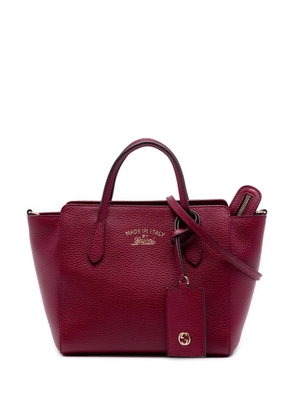 Gucci Pre-Owned 2016-2026 Mini Leather Swing satchel - Red