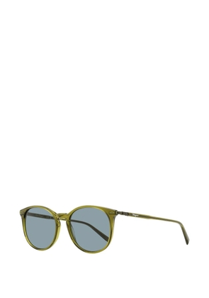 Ferragamo Eyewear round-frame sunglasses - Green