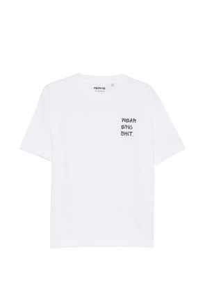 GEORGE. logo-print T-shirt - White