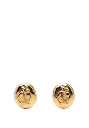CHANEL Pre-Owned 1970-1980 Gold Plated Mademoiselle Clip On Earrings costume earrings