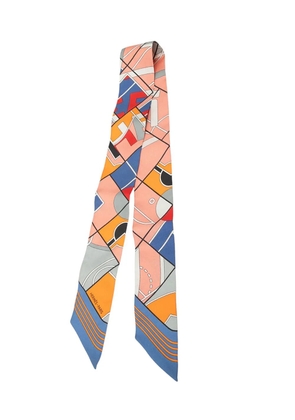 Hermès Pre-Owned 2000-2026 Hermes Sports Silk Twilly Scarf scarves - Pink