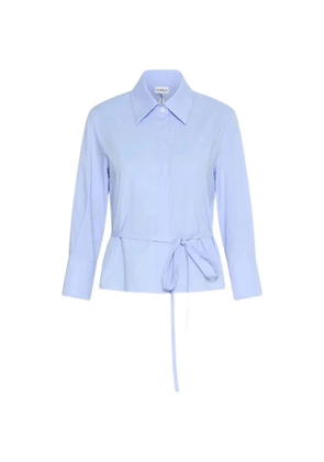 Marella cut-out tie-waist shirt - Blue