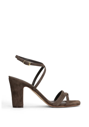 Julie Dee buckle-fastening crossover-strap sandals - Brown
