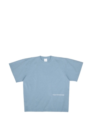 Gosha Rubchinskiy logo-print T-shirt - Blue