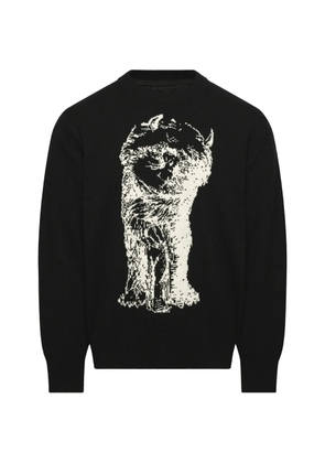 sacai Where The Wild Things Are graphic-print sweatshirt - Black