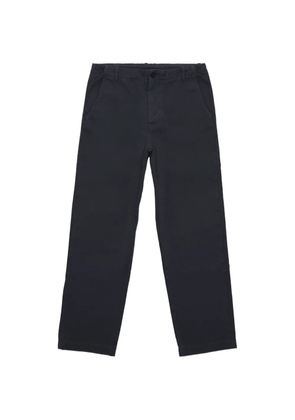 Fortela Hector herringbone cotton trousers - Blue