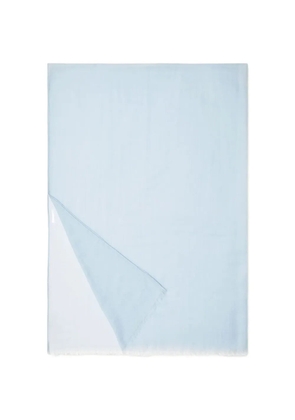 Loro Piana Unique Stole fringed scarf - Blue