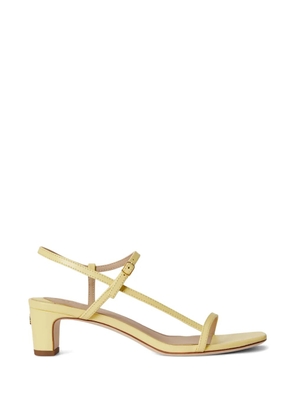 Lauren Ralph Lauren Lainee strappy leather sandals - Yellow
