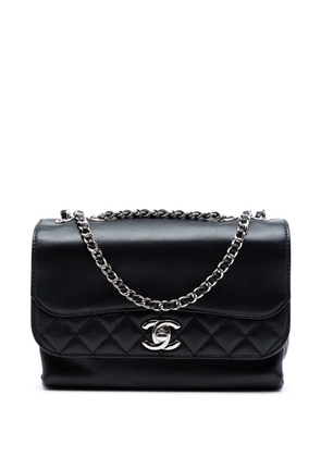 CHANEL Pre-Owned 2016-2017 Mini Calfskin Tramezzo Flap crossbody bag - Black