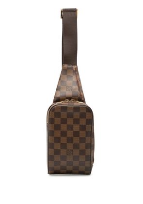 Louis Vuitton Pre-Owned 2004 Damier Ebene Geronimos crossbody bag - Brown