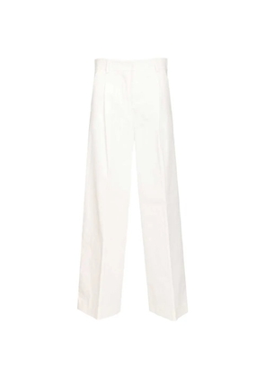 Weekend Max Mara gabardine tailored trousers - White