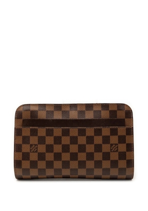 Louis Vuitton Pre-Owned 2003 Damier Ebene Saint Louis Pochette clutch bag - Brown