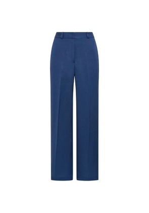MALIPARMI Timeless pressed-crease straight-leg trousers - Blue