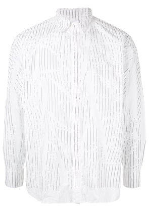 Doublet striped shirt - White