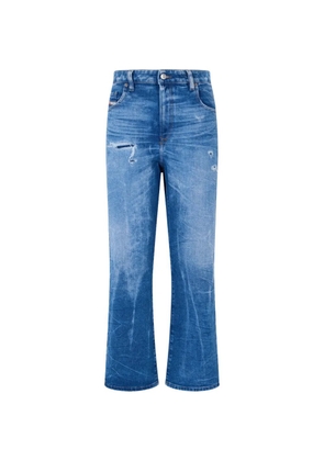 Diesel distressed flared-leg jeans - Blue