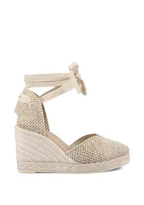 Espadrilles Cof Hilo woven ankle-tie espadrilles - Neutrals