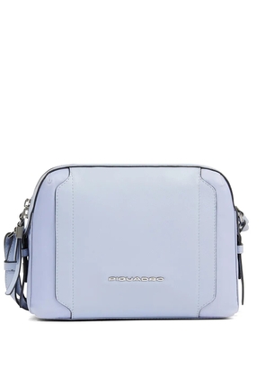 PIQUADRO logo-plaque camera bag - Purple