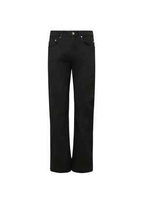 Rick Owens DRKSHDW Fog Cut waxed-finish jeans - Black