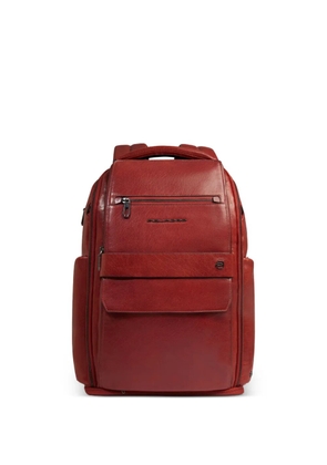 PIQUADRO leather backpack - Red