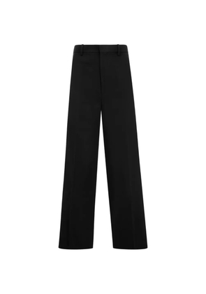 Auralee High-Twist twill trousers - Black