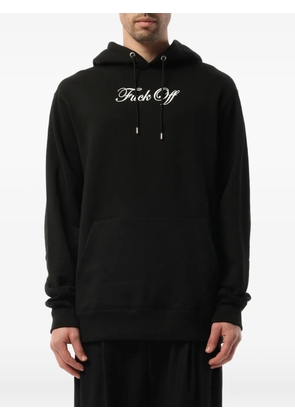 Mastermind Japan logo-print drawstring hoodie - Black