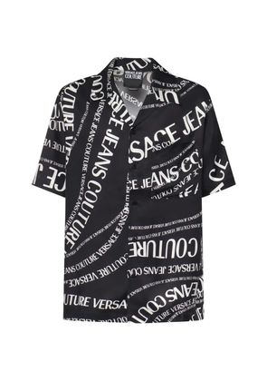Versace Jeans Couture logo-print short-sleeve shirt - Black