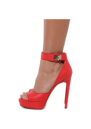Givenchy Shark Lock sandals - Red
