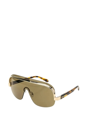 Palm Angels Eyewear King rimless sunglasses - Gold