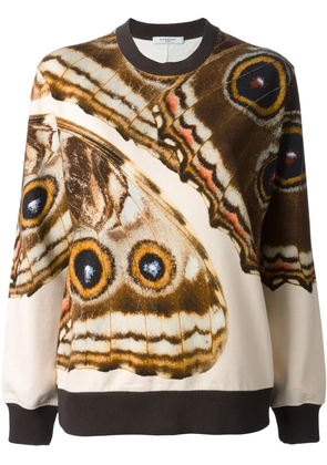 Givenchy butterfly print sweatshirt - Brown
