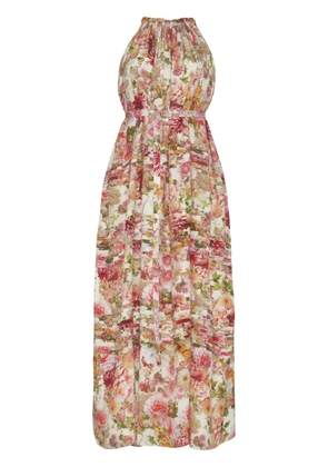 Adam Lippes Sabine crepe-de-chine shift dress - White