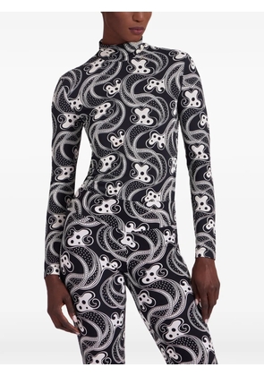 La DoubleJ turtle-neck top - Black