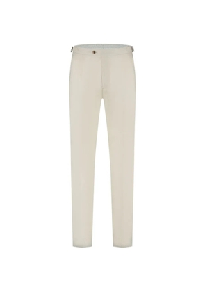 Luigi Borrelli adjuster-detail tailored trousers - Neutrals