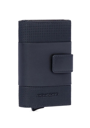 PIQUADRO mesh-panel card holder - Blue