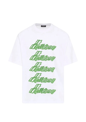 We11done logo-print T-shirt - White