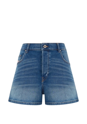 Diesel distressed high-waisted shorts - Blue
