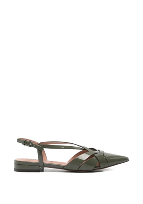 Bibi Lou Nolia patent-finish caged sandals - Green