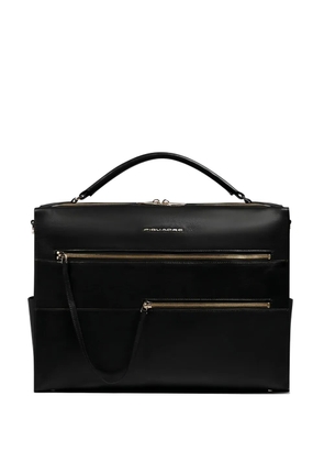PIQUADRO zip handle laptop bag - Black