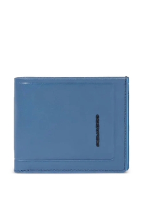 PIQUADRO logo-lettering wallet - Blue