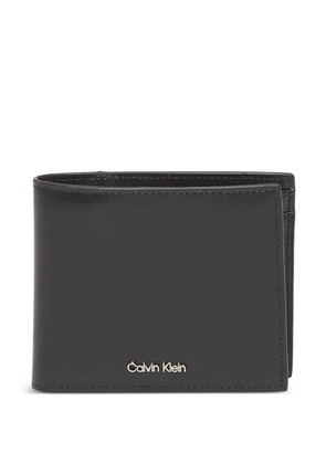 Calvin Klein logo-plaque bifold wallet - Black