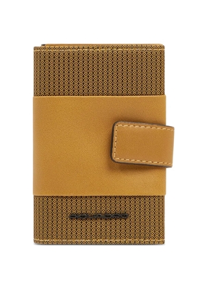 PIQUADRO logo-plaque card holder - Neutrals
