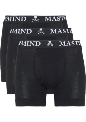 Mastermind Japan logo-waistband boxers set of 3 - Black