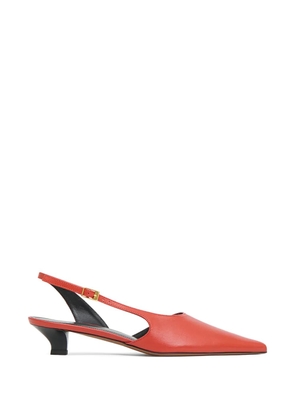 Mansur Gavriel Anna pointed-toe heeled pumps - Red