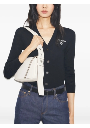 Tory Burch small Romy belted-strap tassel shoulder bag - Neutrals