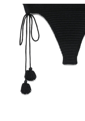 ELOU Azure crochet bikini bottoms - Black