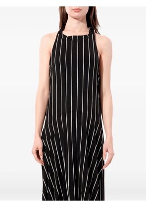 Balenciaga Tablier pinstripe dress - Black