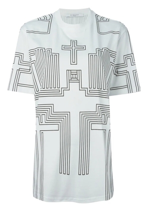 Givenchy geometric print T-shirt - White