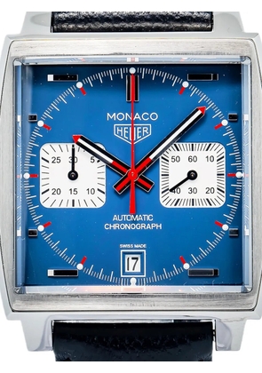 TAG Heuer Pre-Owned Monaco Chronograph 39mm watch - Blue