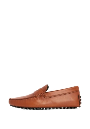 Tod's penny stitched loafers - Brown