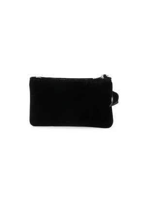 Miu Miu bow and crystal clutch bag - Black