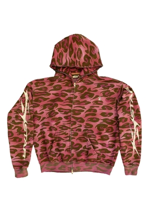 HELLSTAR zip-up hoodie - Pink